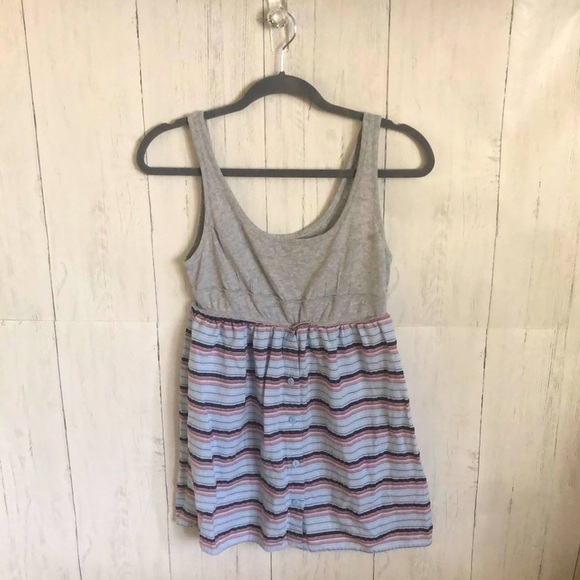 Mossimo Babydoll Stripe Top | SIZE M - Picture 2 of 4